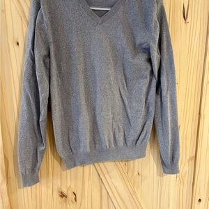 Le Chateau Charcoal V-Neck Sweater